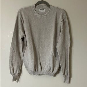 Linksoul Crewneck Sweater in Light Gray